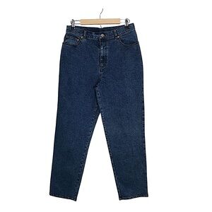Lauren Jeans Co. Ralph Lauren Cotton Blend Blue High Rise Straight Leg Jeans 10R